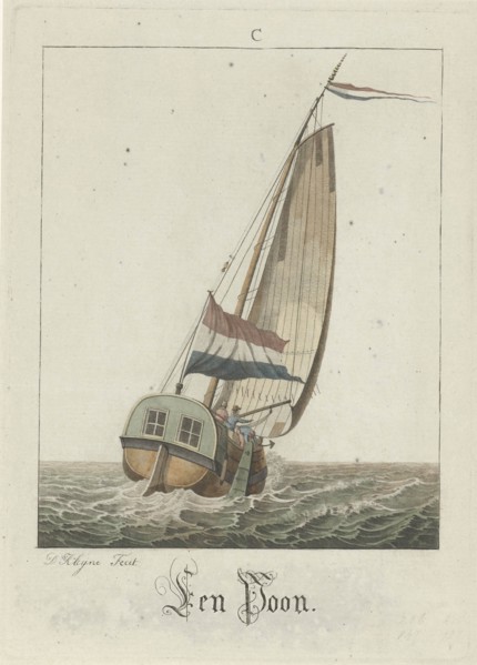 On open water, print maker: David Kleyne