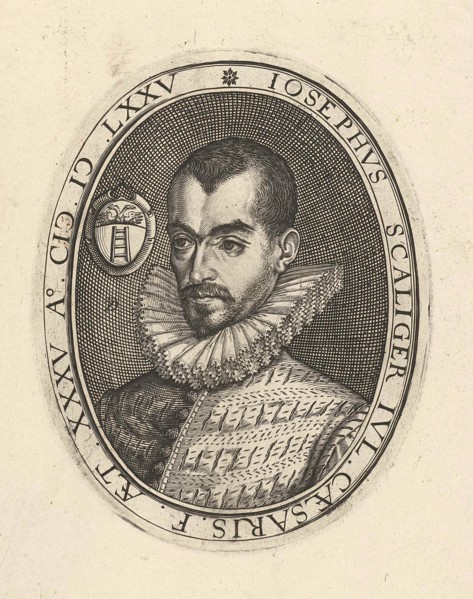 Portrait of Josephus Scaliger, Zacharias Dolendo, Hendrick Goltzius, c. 1590 - c. 1601
