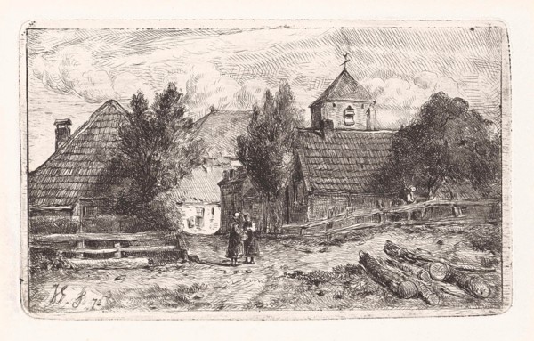 Village, Jan Gerard Smits, 1872