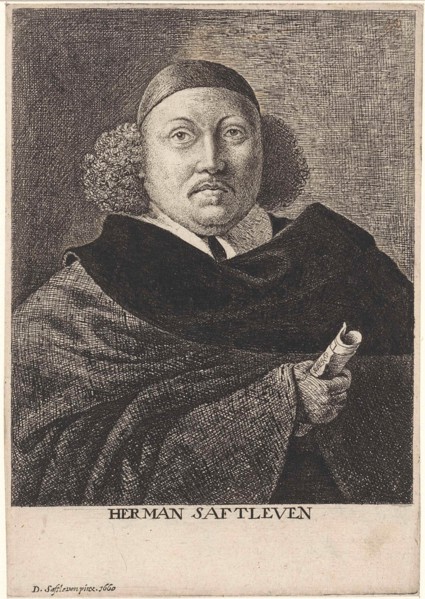 Portrait of Herman Saftleven, Herman Saftleven, 1660