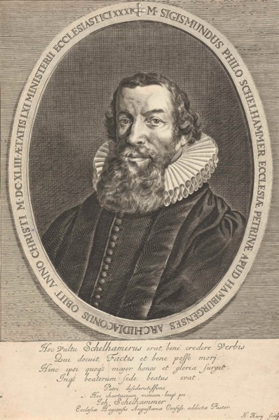 Portrait of Sigismund Philo Schelhammer, Hendrik Bary, c. 1657 - c. 1707