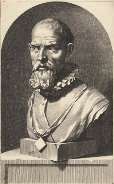 Portrait Bust of Peter Adriaansz. van der Werff, print maker: Hendrik Bary, Jan de Bisschop, 1657 -
