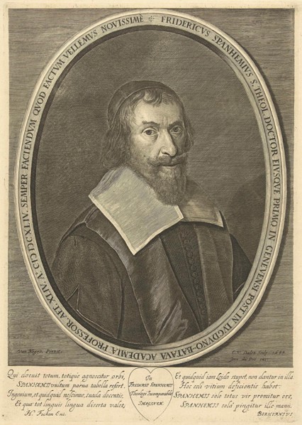 Portrait of Frederick Spanheim at the age of 44, Cornelis van Dalen (I), Hendrick Focken, Jan Du