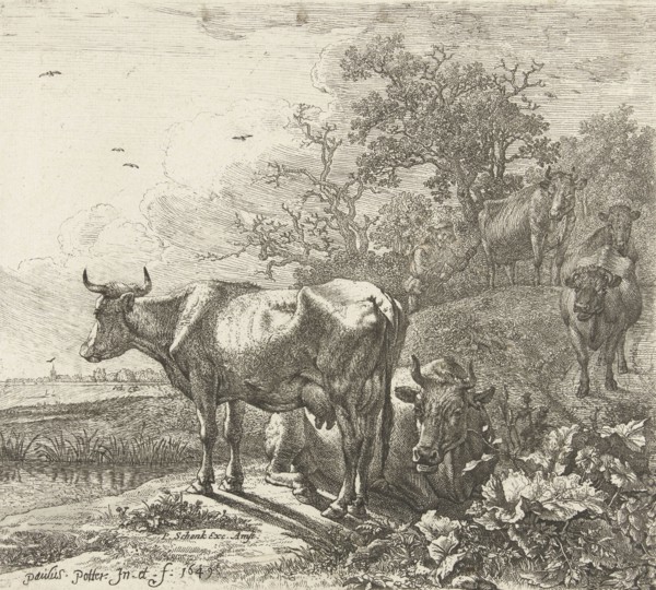 The herdsman, Paulus Potter, 1649