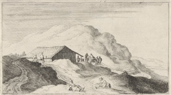Barn in the dunes, Gillis van Scheyndel (I), 1605 - 1653