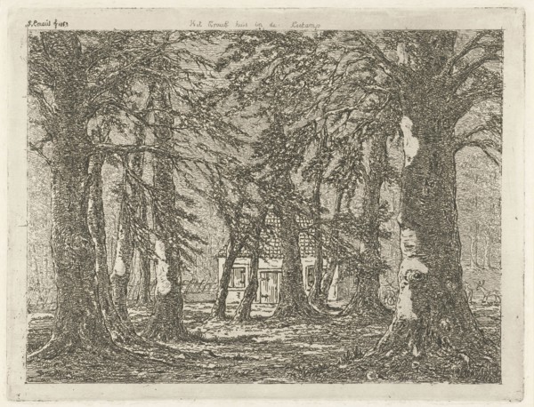 House in the forest, Gerardus Emaus de Micault, 1863