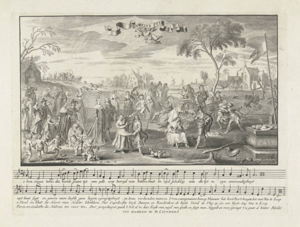 The marriage trap: allegory on the marriage, Cornelis van Dalen II, Adriaen Pietersz. van de Venne,