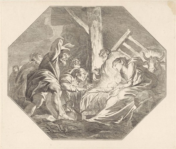 Nativity, Jacob de Wit, 1705 - 1754