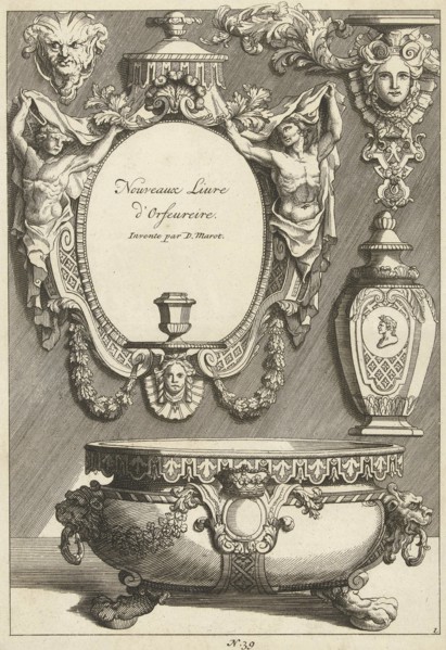 Title Journal: Nouveaux Liure d'Orfeureire, Anonymous, after 1703 - before 1800
