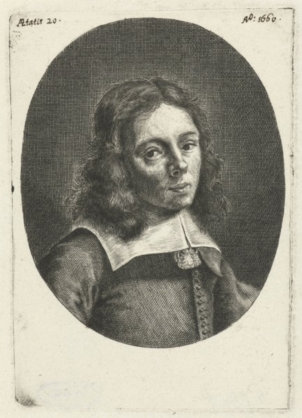 Self-portrait at the age of 20, Hendrik Bary, 1660