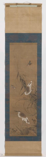 Painting depicting herons and kingfishers, Anonymous, 1368 - 1644