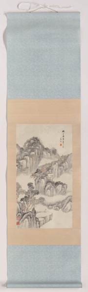 Painting in the style of the four Wangs, Xiang Wenyan, 1897, chinese painting, China,