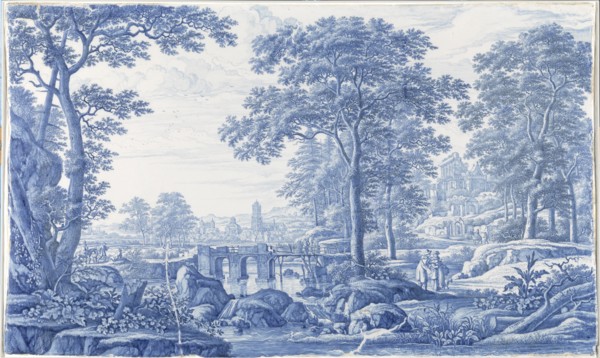 Plate of earthenware, Frederik van Frytom, Anonymous, c. 1670 - c. 1700