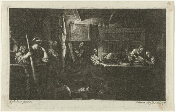 Pallas Athena as a patron of the arts and sciences, Johanna Sibilla KÃ¼sel, 1650 - 1717