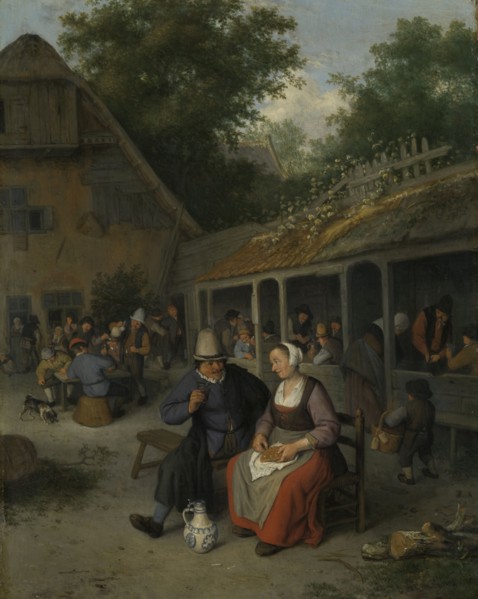 Peasant Inn, Cornelis Dusart, 1690