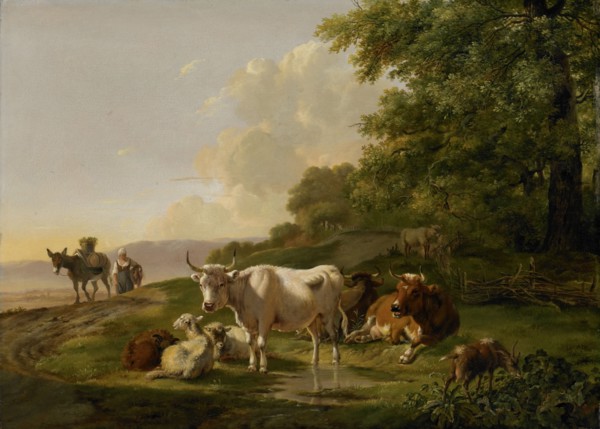 Landscape with Cattle, Pieter Gerardus van Os, 1806