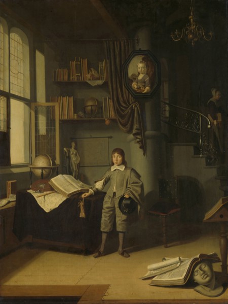 Young Man in a Study, Adriaen van Gaesbeeck, 1640 - 1650