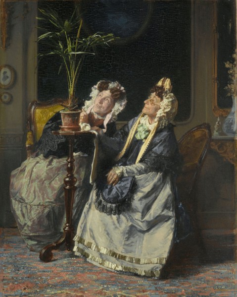 Under the palms, Alexander Hugo Bakker Korff, 1880