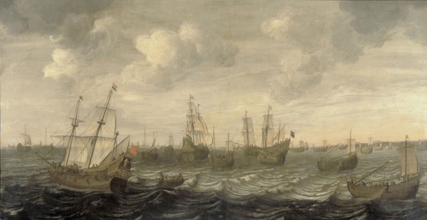 The Dutch Herring Fleet under Sail, Cornelis Beelt, 1660 - 1701