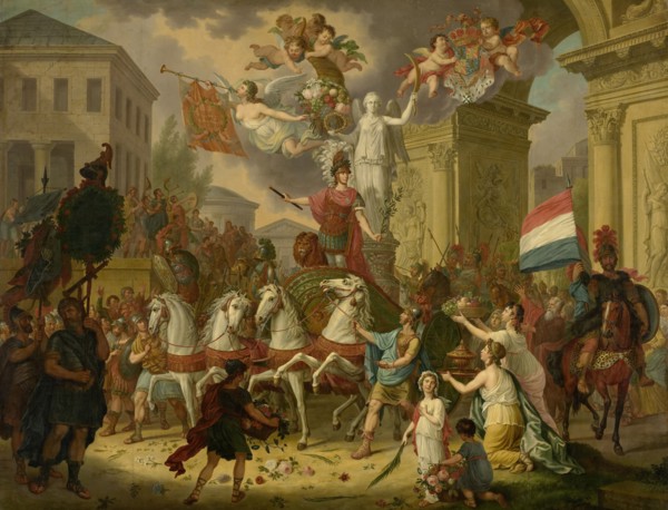 Allegory of the Triumphal Procession of the Prince of Orange, later King William II, as the Hero of