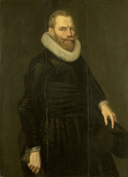 Portrait of Dirck Hasselaer, Cornelis van der Voort, 1614