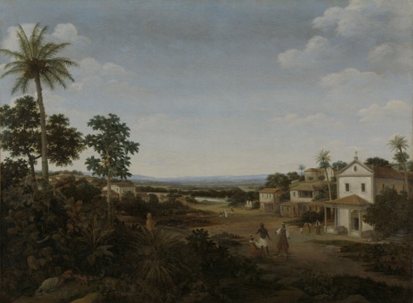 Landscape in Brazil, Frans Jansz Post, 1644 - 1680