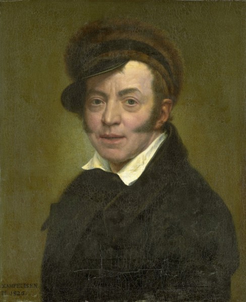 Self-Portrait, Jan Kamphuysen, 1825
