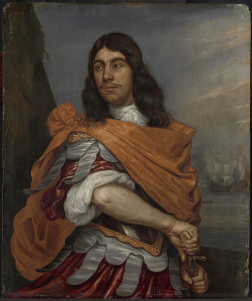 Portrait of Lieutenant-Admiral Cornelis Tromp in Roman Costume, Abraham Evertsz. van Westerveld,