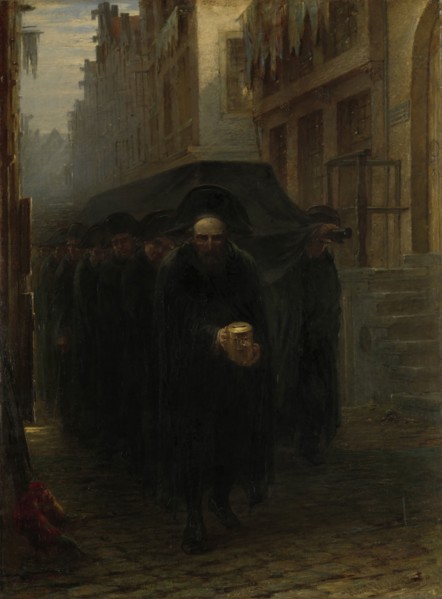 Jewish funeral, Hein Burgers, 1860 - 1899