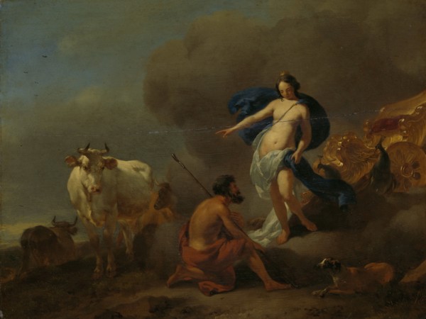 Juno Commands Argus to Guard Io, Nicolaes Pietersz. Berchem, 1655 - 1683
