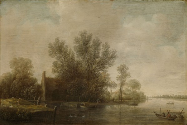 River Landscape, Pieter Jansz. van Asch, 1630 - 1650