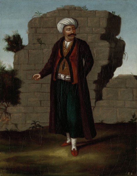 Man from the Island of Mykonos Greece, workshop of Jean Baptiste Vanmour, 1700 - 1737