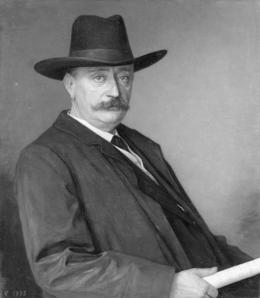 Johannes Martinus Messchaert (1857-1922) Singer and singing teacher, Jan Veth, 1903