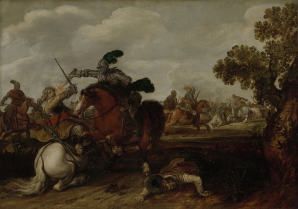 A Cavalry Charge, Jan Martszen de Jonge, 1629