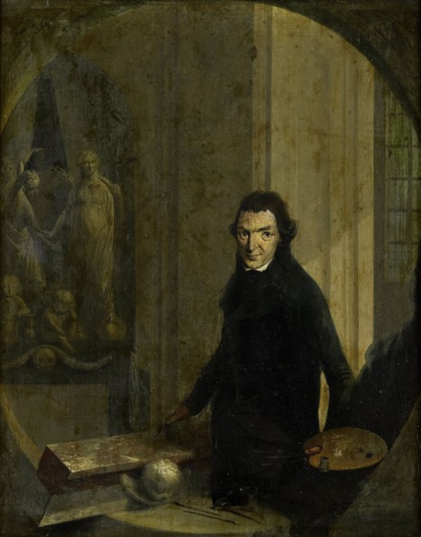Self-Portrait, Christoffel Frederik Franck, 1800 - 1818