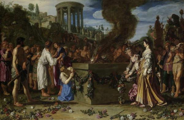 Orestes and Pylades Disputing at the Altar, Pieter Lastman, 1614