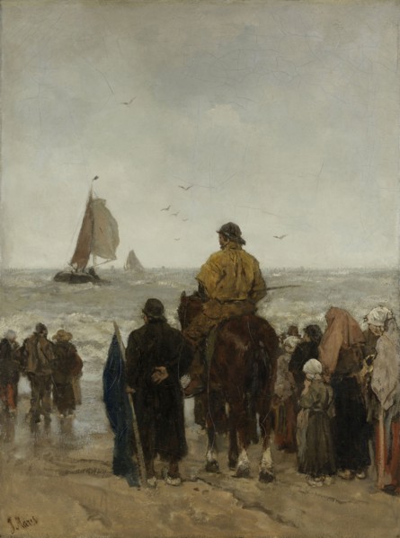 Arrival of the Boats, Jacob Maris, 1884
