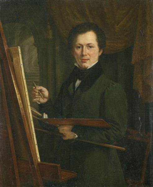 Portrait of a Painter, Anonymous, c. 1830