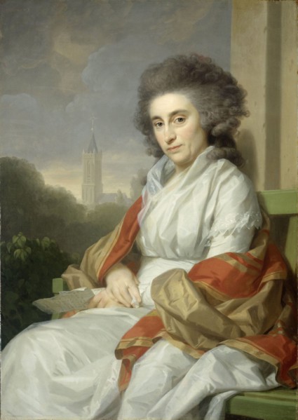 Portrait of Cornelia Rijdenius, Wife of Johannes Lublink II, Johann Friedrich August Tischbein,