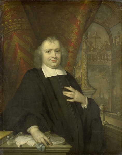 Portrait of Gaspar Fagel, Grand Pensionary of Holland after 1672, copy after Johannes Vollevens
