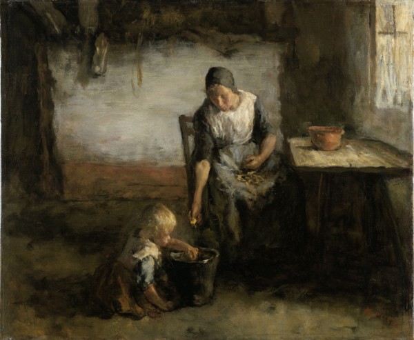 The potato peeler, Jacob Simon Hendrik Kever, 1880 - 1922