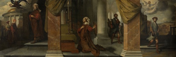 The Parable of the Pharisee and the Publican (Tax Collector), Barent Fabritius, 1661