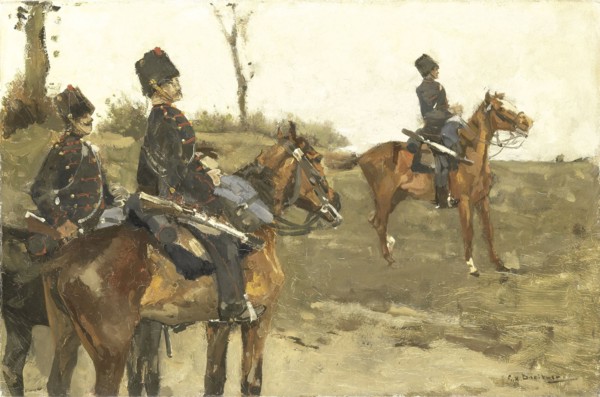 Hussars, George Hendrik Breitner, c. 1880 - c. 1890