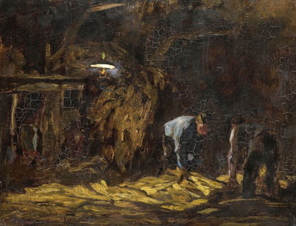 In the barn, Willem de Zwart, 1885 - 1931