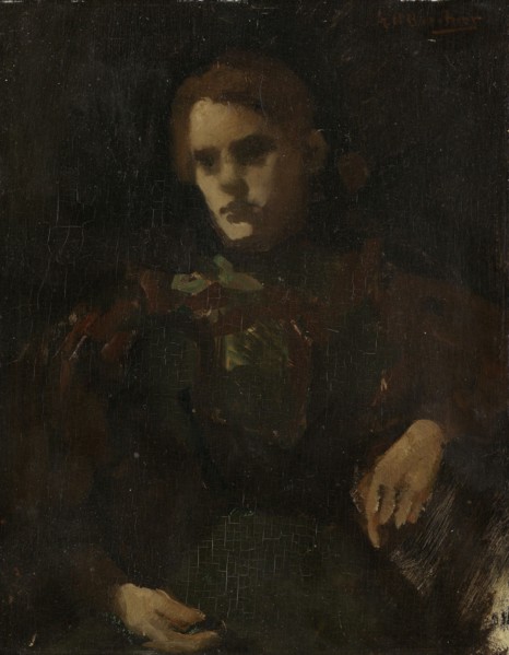 Model study (Geesje Kwak?), George Hendrik Breitner, c. 1880 - c. 1923