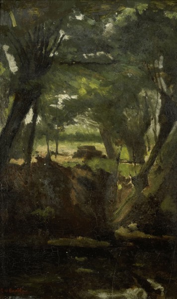 Forest scene, George Hendrik Breitner, c. 1880 - c. 1923