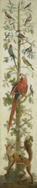 Decorative Depiction with Plants and Animals, Anonymous, 1760 - 1800