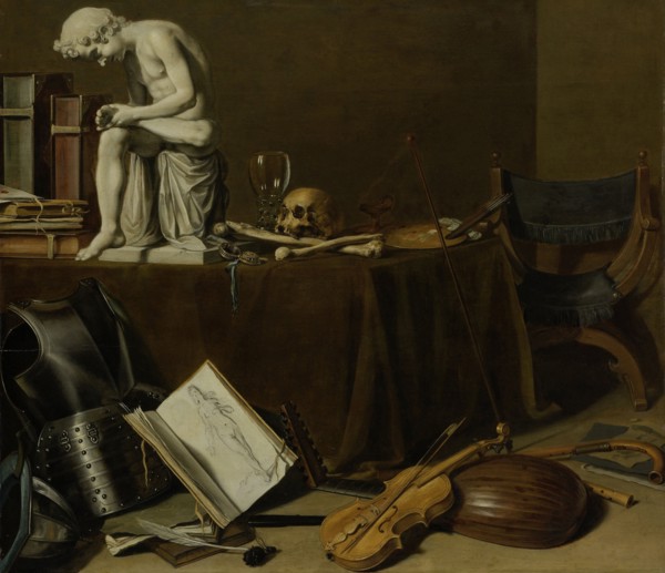 Vanitas Still Life with the Spinario, Pieter Claesz., 1628