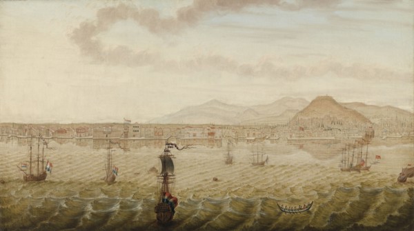 View of Smyrna Izmir Turkey, N. Knop, 1779