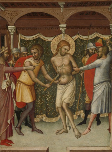 The Flagellation, Luca di TommÃ¨, c. 1365